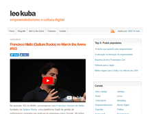 Tablet Screenshot of leokuba.com.br